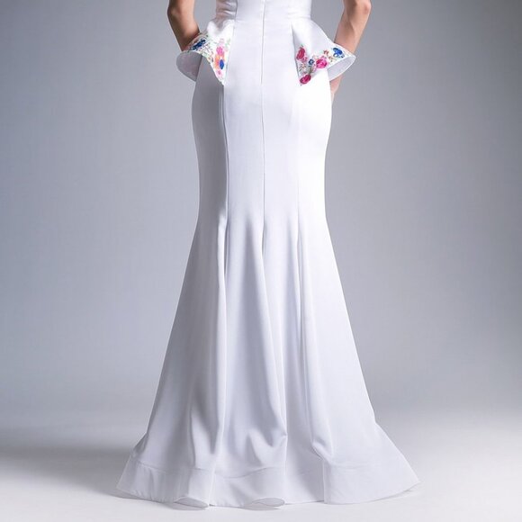 Strapless Sweetheart Neck Mermaid Dress CdA5010 - Picture 3 of 5